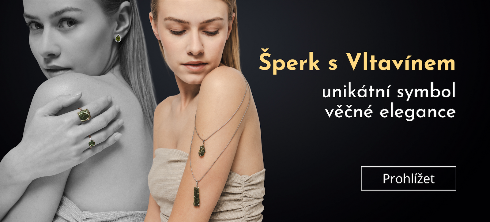 šperky s vltavíny
