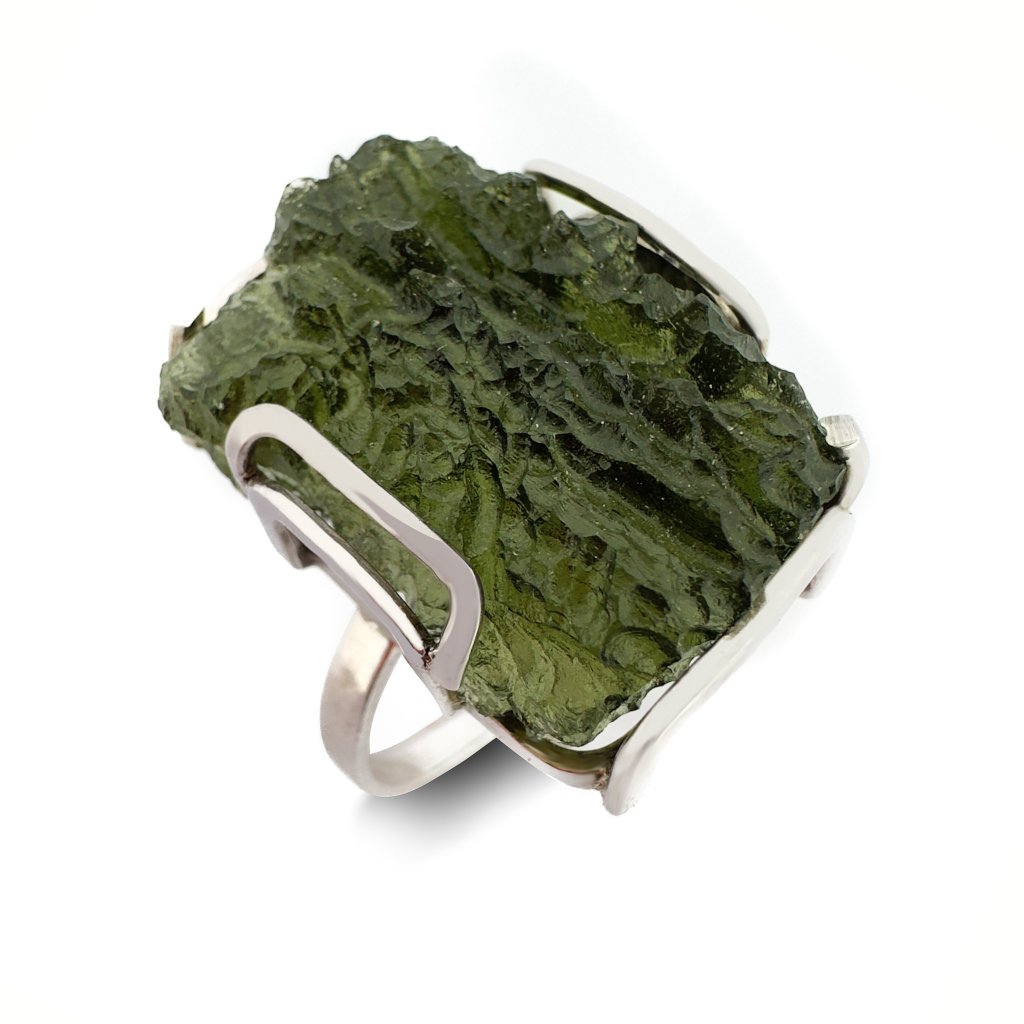 Moldavite ring in silver 20002141270001