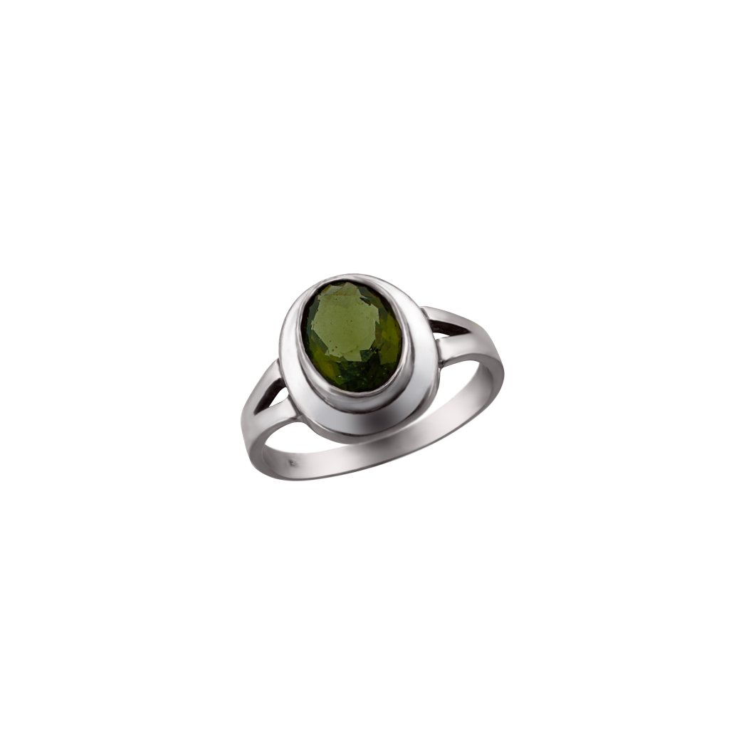 Moldavite ring in silver P2000318040000