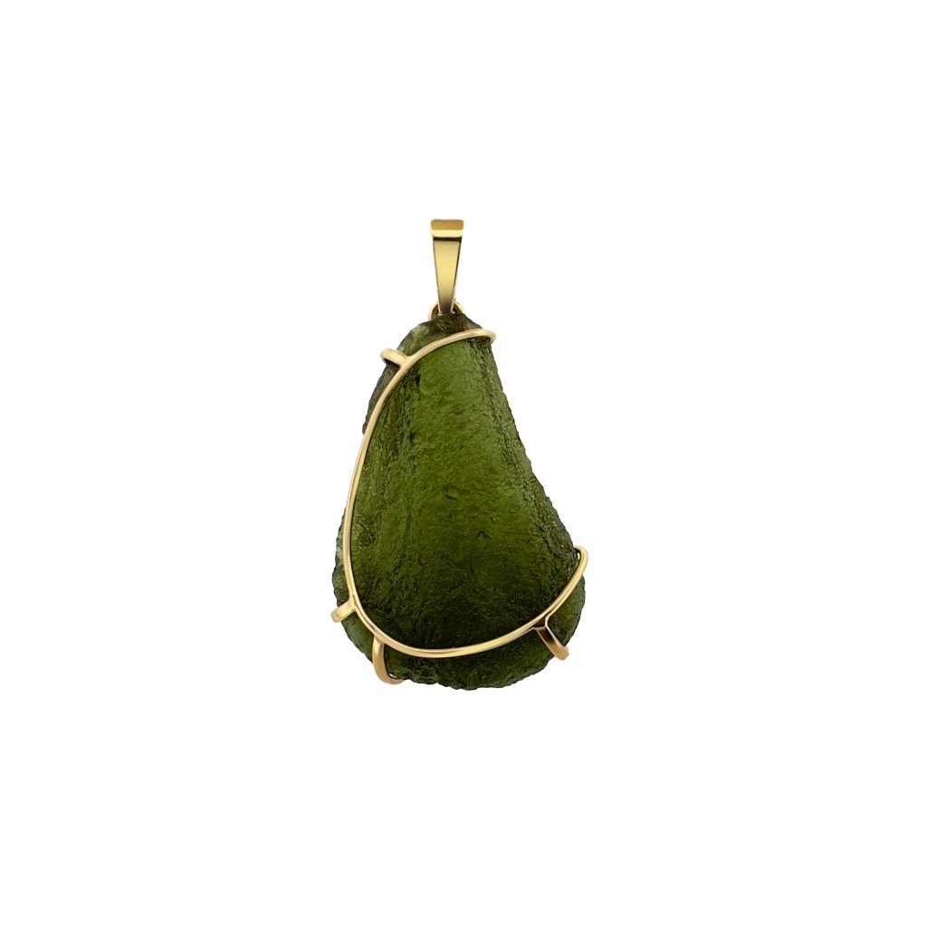 Exclusive gold pendant in the shape of a drop P2000164170005