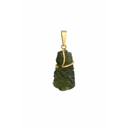 Gold pendant with Moldavite P2000253990002