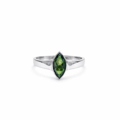 Moldavite ring in silver 2000288040000