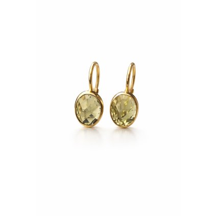 zlate naušnice s vltaviny sachovnice