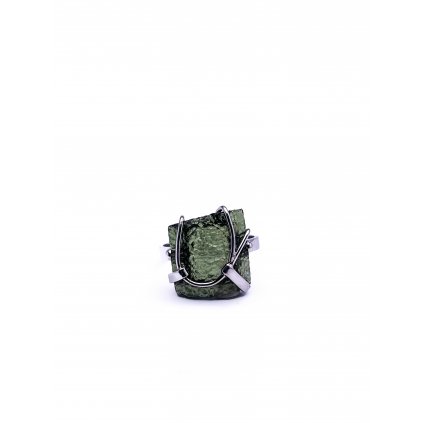 Moldavite ring in silver 2000097190002
