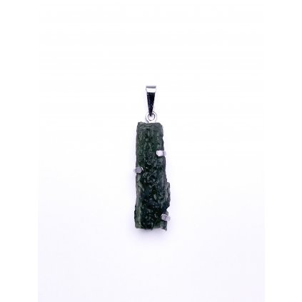 Moldavite pendant in silver 2000078600001