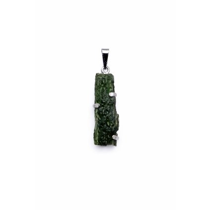 Moldavite pendant in silver 2000078600001