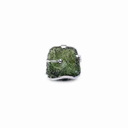 Moldavite ring in silver 2000079830001