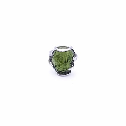Moldavite ring in silver 2000080150006