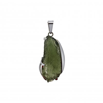 Silver pendant with Moldavite 2000320540000