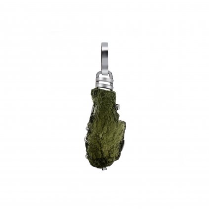 Silver pendant with Moldavite P2000078690002