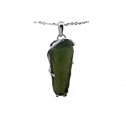 Silver pendant with Moldavite P200031990003