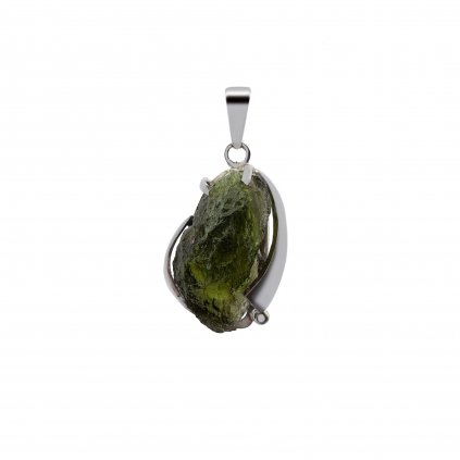 Silver pendant with Moldavite 2000324240005