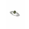 Gold ring with Moldavite and zircons P200021692008