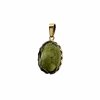 Gold pendant with Moldavite P2000251500005