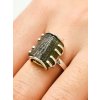 Silver ring with Moldavite P2000316990000