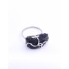 Moldavite ring in silver 200007600001