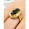 Gold ring with Moldavite P2000298130005