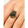 Silver ring with Moldavite P2000314980003