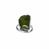 Silver ring with Moldavite P2000314980003