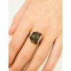 Stříbrný prsten s vltavínem P2000315690000