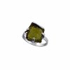 Silver ring with Moldavite P2000314990002