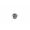 Moldavite ring in silver 2000075900005