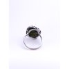 Moldavite ring in silver 2000079350004