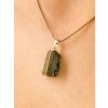 Gold pendant with Moldavite 2000334380006