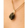 Gold pendant with Moldavite 2000334320001