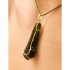 Luxury gold pendant with Moldavite P2000039460002