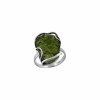 Silver ring with Moldavite P2000315610008