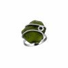 Silver ring with Moldavite P2000316510000