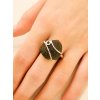 Silver ring with Moldavite P2000316510000
