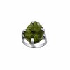 Silver ring with Moldavite P2000315650004
