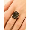 Silver ring with Moldavite P2000335120006