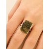 Silver ring with Moldavite P2000315780008