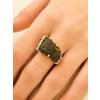 Silver ring with Moldavite P2000315510001