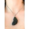 Moldavite pendant with zirconia 2000150860002