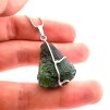 Moldavite pendant in silver 2000076560000