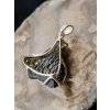Silver pendant with Moldavite P2000335190009