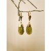 Gold earrings with Moldavite P2000294300006