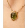 Gold necklace with Moldavite P2000334640000