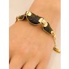 Luxury gold bracelet with Moldavite P2000211760005