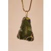 Gold pendant with Moldavite P2000297010001
