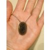 Silver necklace with Moldavite, oval P2000319050008