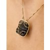 Gold necklace with Moldavite P2000335700000