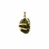Gold pendant with Moldavite 2000337110005