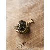Gold double-sided pendant with Moldavite 2000339530009