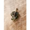Gold double-sided pendant with Moldavite 2000339530009