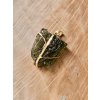 Gold double-sided pendant with Moldavite 2000339570005